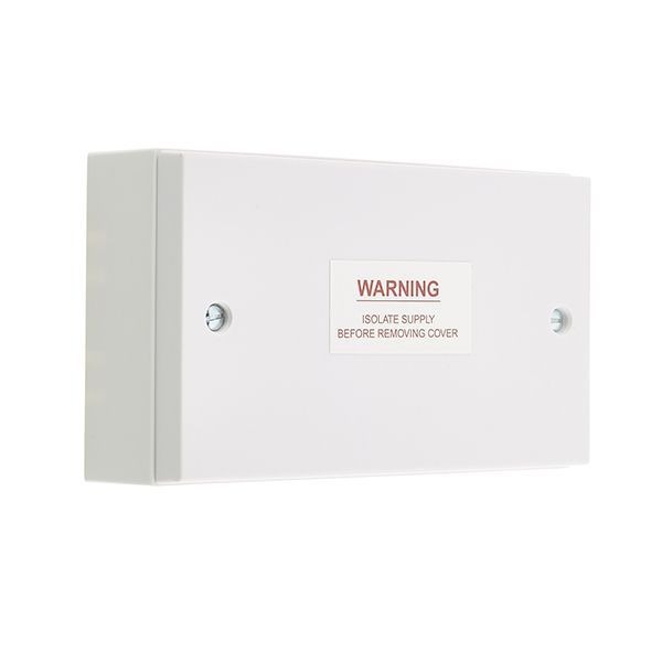 BG Electrical 906 Moulded White Square Edge 10 Way Connection Unit