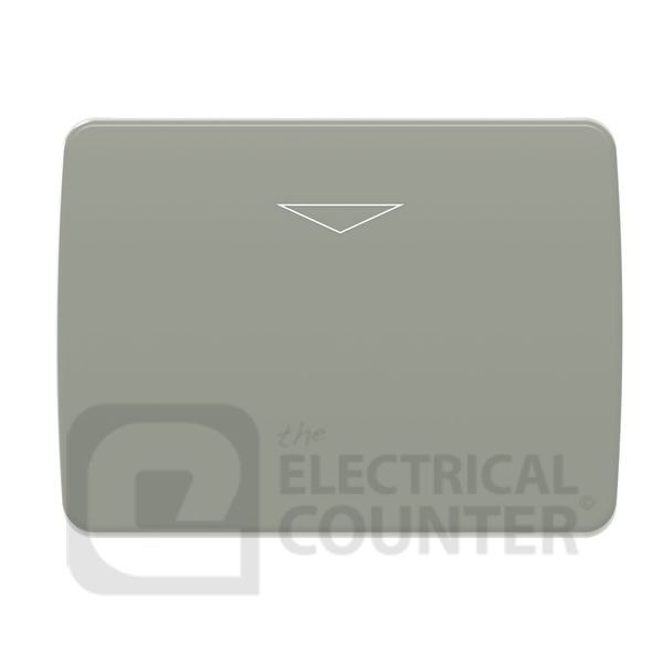 BG EMKYCSG Grey 16A 2 Module Euro Module Hotel Key Card Switch