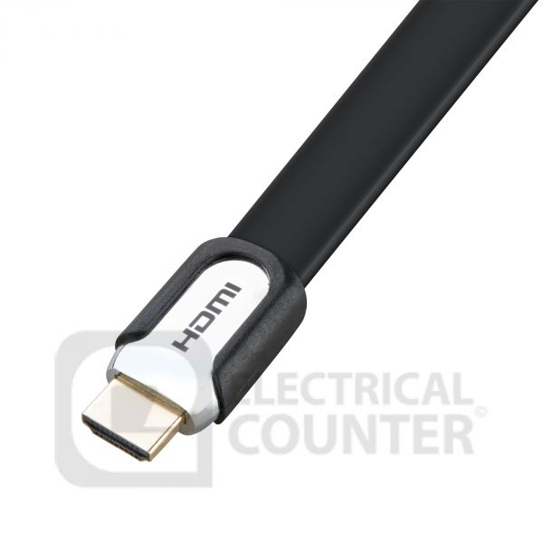 2 Metre High Performance Flat HDMI Cable
