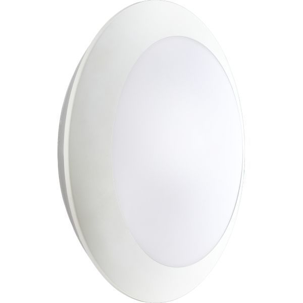 Luceco LBC13ED40MW Celeste IP40 8.5W 1220lm 4000K 440mm Dimmable Emergency Microwave LED Indoor Bulkhead