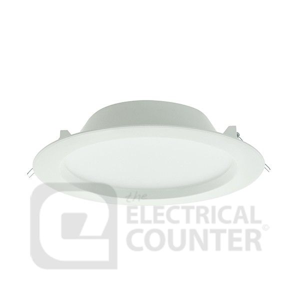 Luceco LBDL6S40 Carbon White IP44 13.5W 1500lm 4000K 197mm LED Downlight