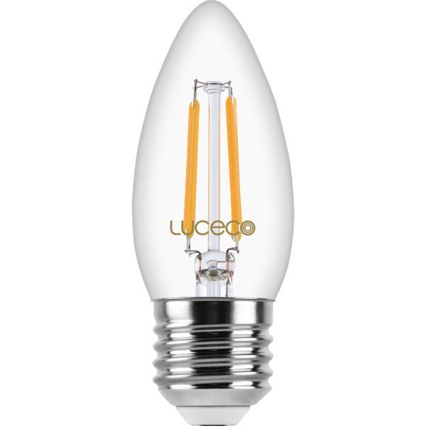 Luceco LC27W4F27-LE 4W 2700K Non-Dimmable Filament Candle E27 Lamp