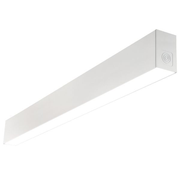 Luceco LCO12UDWO30D40 Contour 28W 3000lm 4000K 1132mm Dimmable LED Suspended Direct-Indirect Light