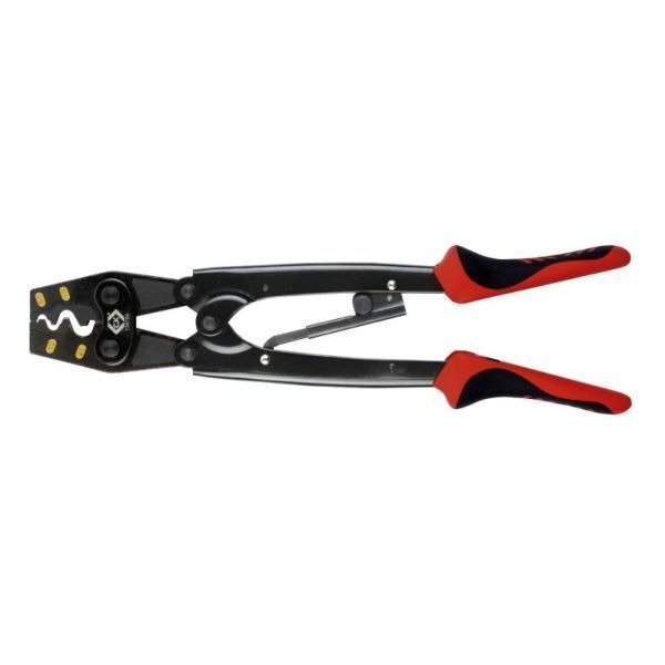 C.K Tools T3676A Ratchet Crimping Pliers for Bell Mouth Ferrules 6 - 25mm