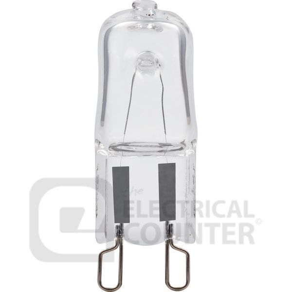 G9 Energy Saving Halogen Mains Voltage Capsule Lamp 18W (10 Pack, 0.81 each)