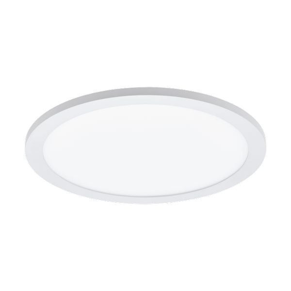 Sarsina White Ceiling Circular LED Panel Light 17W Cool White 300mm