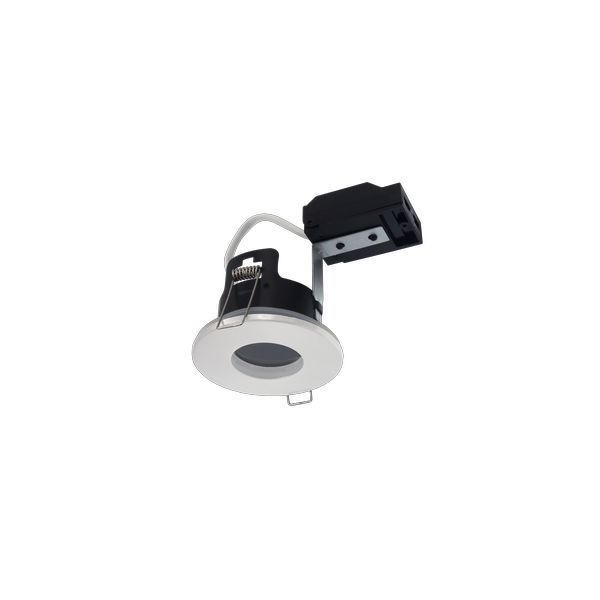 White IP65 Fixed Shower Fire Rated Downlight GU10 