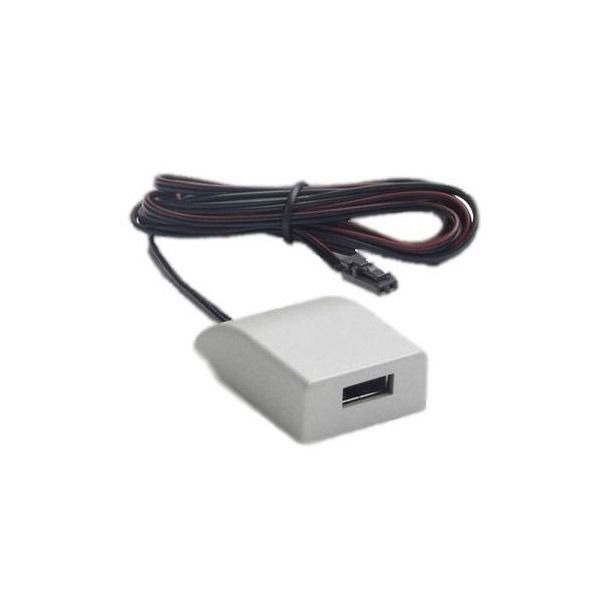 ELD WUSB-S Silver IP20 2x USB-A 2.1A Surface USB Charger