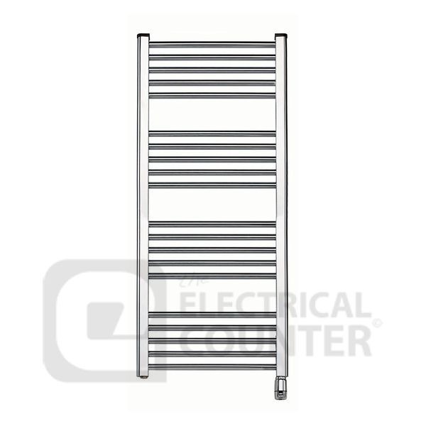 Elnur TBC12 Chrome Ladder Towel Rail with Electronic Thermostat - 500w