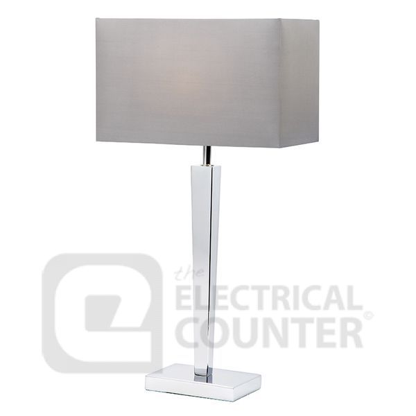 Endon Moreto Chrome Table Lamp, 60w Table Lamp