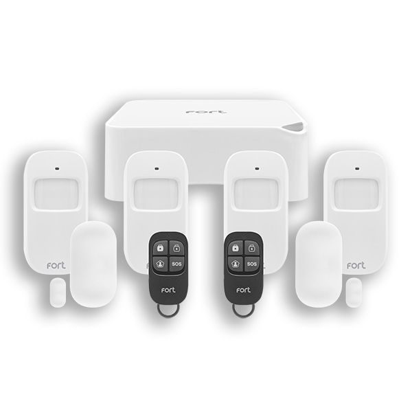 ESP ECSPK4 Wi-Fi Smart Alarm Kit - Smart Hub, 4xPIR, 2xDoor/Window Contact, 2xRC