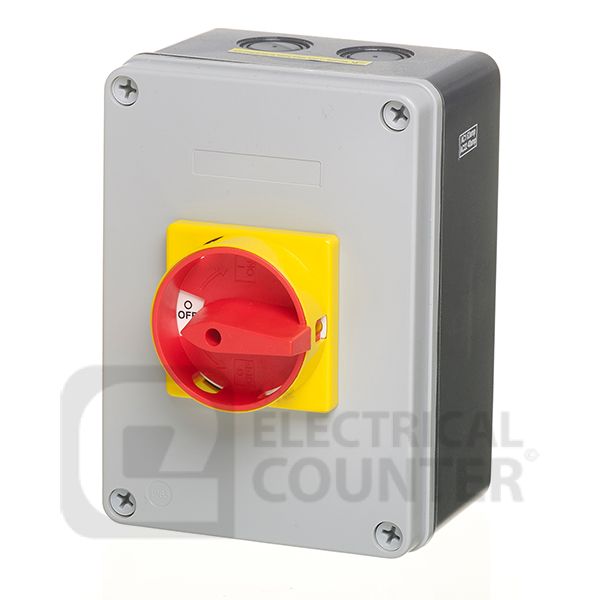 Europa LB324PBB IP65 32A 4 Pole Insulated Extra Large Enclosure Switch Disconnector
