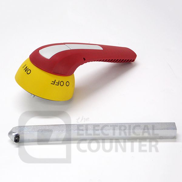 Europa LBPHRY010 Safe Switch IP65 Red and Yellow LB160-250A Replacement Handle and Shaft