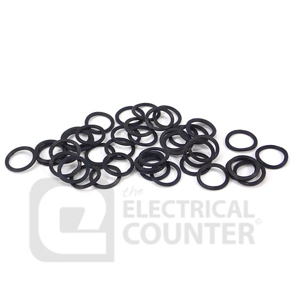 M50 Metric Cable Gland Rubber Washer (100 Pack)