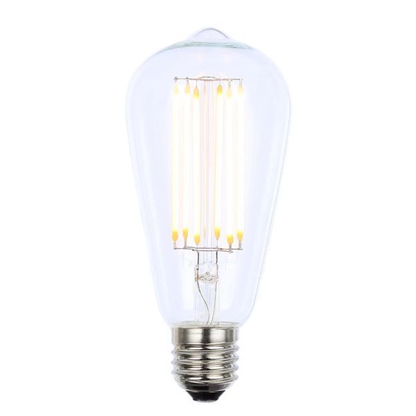Forum INL-ST64-LED-ES-CLR 6W 2200K ST64 ES Dimmable Vintage Clear Filament LED Lamp
