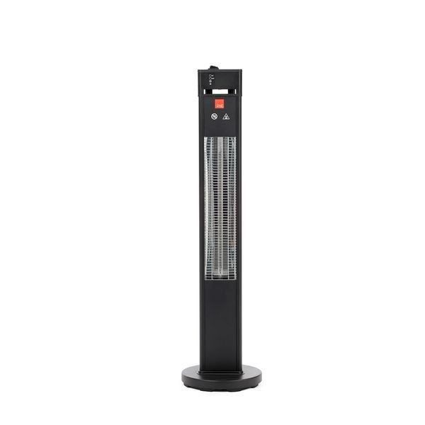 Forum Lighting ZR-32300 Blaze Black Floor Standing Patio Heater IP55