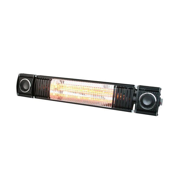 Forum Lighting ZR-37444 Flint Wall Mounted Heater With Bluetooth Speaker And Remote Control