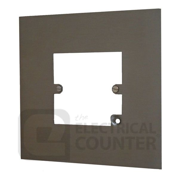 Stainless Steel Single Plate 1 Gang Light Switch Finger Surround