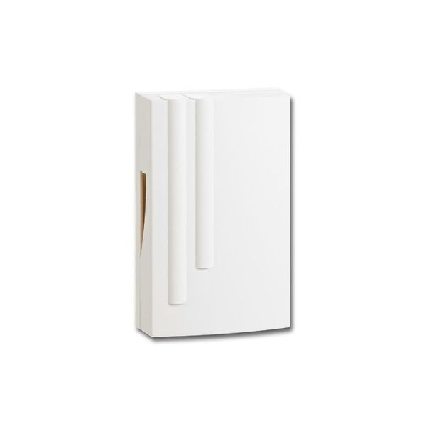 White Tubular Battery Powered Wired Doorchime 78dBA