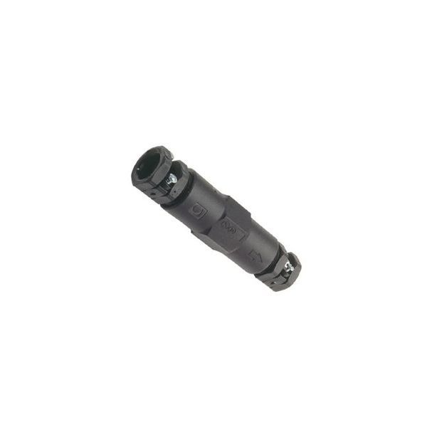Black Weatherproof Cable Connector IP67 32x120mm 15A 230V AC