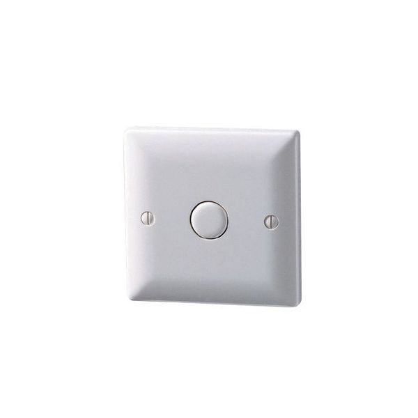 White Time Lag Switch 2 Wire Single Pole 1-10 Minute 230V