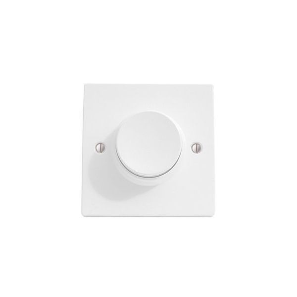 White Polycarbonate Pneumatic Time Delay Wall Switch 230V