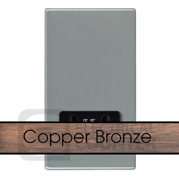 Hamilton 8CBCSHSB Sheer CFX Copper Bronze 115-230V Dual Voltage Shaver Socket - Black Insert