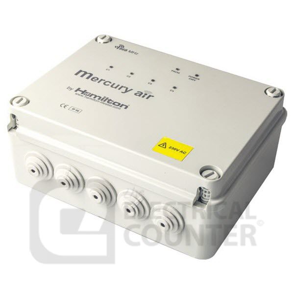 Mercury Air 4 Channel Radio Receiver Wireless Switching System IP56