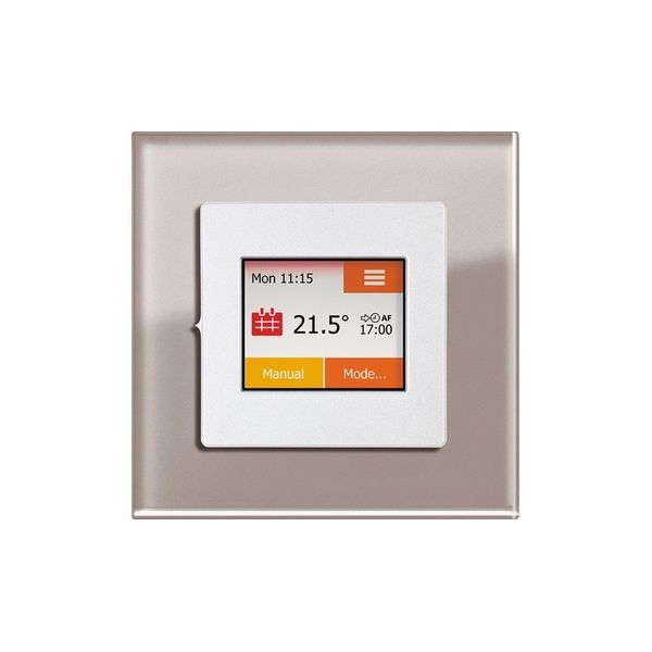 Heat Mat TOU-SIL-UMBR NGTouch Silver - Umber Glass 16A Touch Thermostat