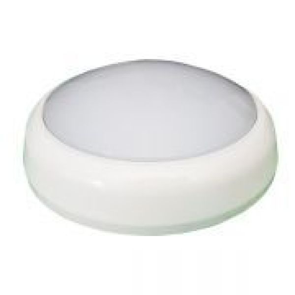 White LED 8W Circular Fitting with Emergency Pack IP54 4000K