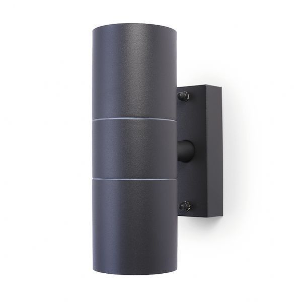 Coral Anthracite Grey Up/Down Wall light 35W IP44