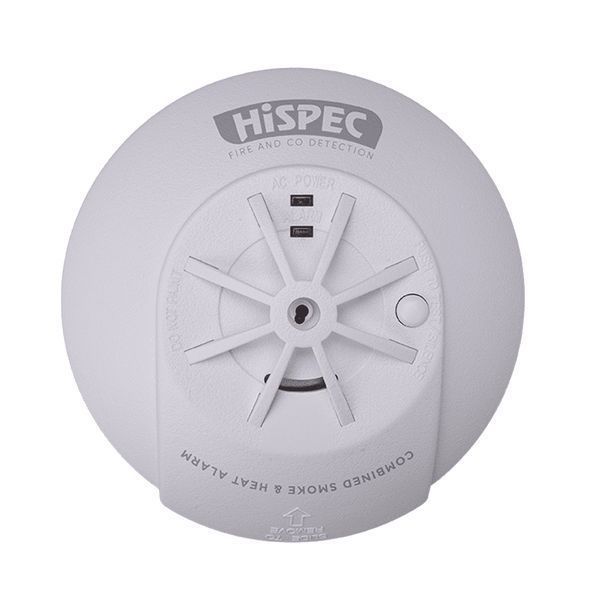HISPEC HSSA/PH/FF10 Mains Heat and Smoke Alarm ElectricalCounter