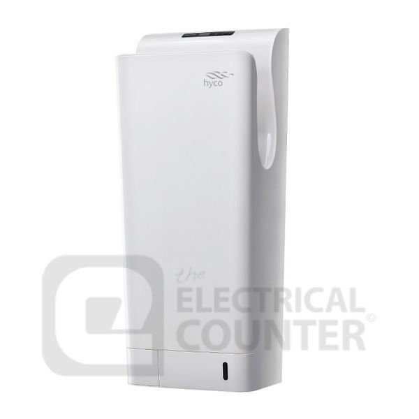 Hyco BLADEW White 1.85kW Automatic Blade Hand Dryer with HEPA Filter