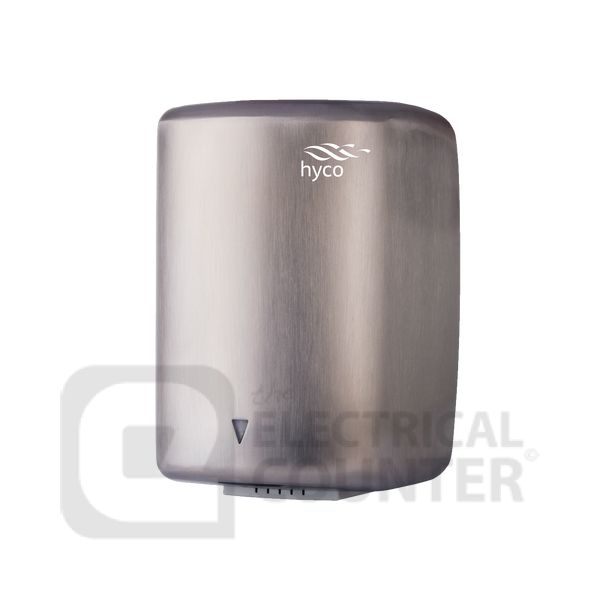 Hyco ELLBSS Brushed Steel Elipse High Performance Automatic Hand Dryer 1.55kW