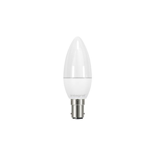 Integral LED ILCANDB15NC014 4.9W 2700K B15 Non-Dimmable Frosted Candle LED Lamp