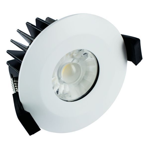 Integral LED ILDLFR70B002 White IP65 6W 430lm 3000K Static Fire Rated Non-Dimmable Downlight