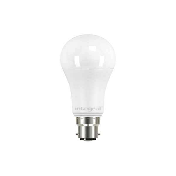 Integral LED ILGLSB22DC033 15W 2700K B22 GLS Dimmable Frosted Classic Globe Lamp