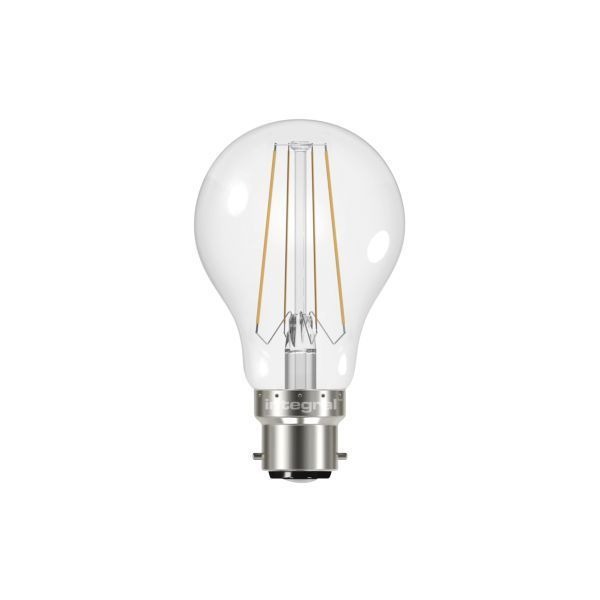 Integral LED ILGLSB22NC028 6.3W 2700K B22 GLS Non-Dimmable Full Glass Omni Globe Lamp
