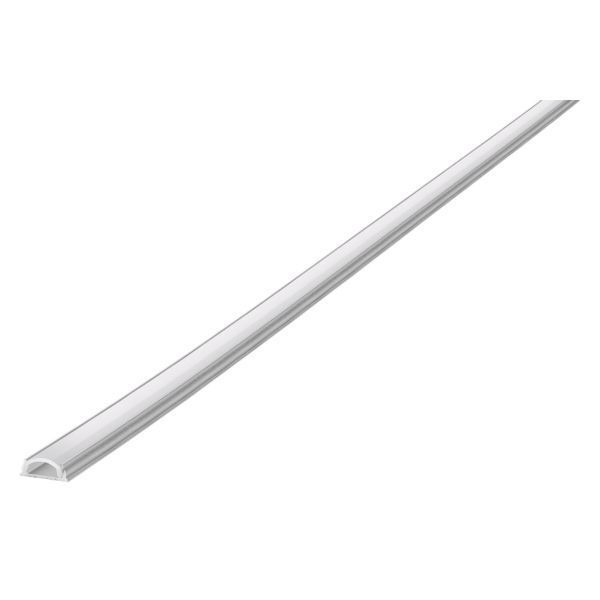 Integral LED ILPFB141 2m 11 x 4.5mm Frosted Diffuser Aluminium Surface Bendable Profile with 2 Endcaps, 2 Mounting Brackets