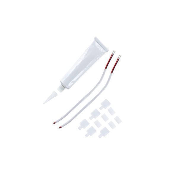 Integral LED ILSTAC023 IP67 5 x Pierced End Caps 5 x Sealed End Caps 2 x Live Cables 1 x Silicone Tube Kit for IP65/IP67 10mm LED Strip