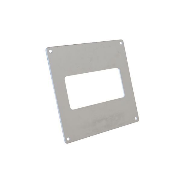 Manrose 51150 Rectangular Wall Plate for Low Profile System - 119 x 264mm