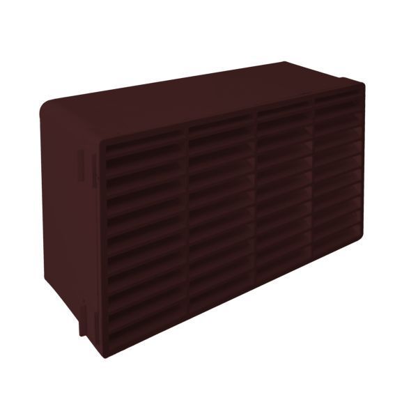 Manrose 60805B 220 x 90mm Brown Double Airbrick - 150mm 6 Inch