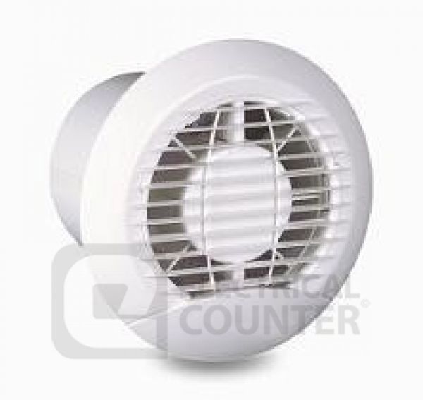 Manrose HAYLO100P Haylo Extractor Fan 4 Inch 100mm Pullcord Complete with Backdraft Shutter