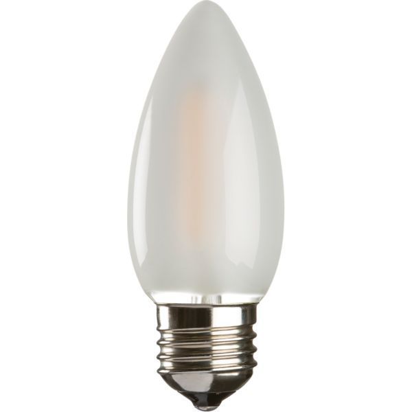 Knightsbridge CL2ESO Frosted 2W 200lm 3000K Non-Dimmable LED E27 Candle Lamp
