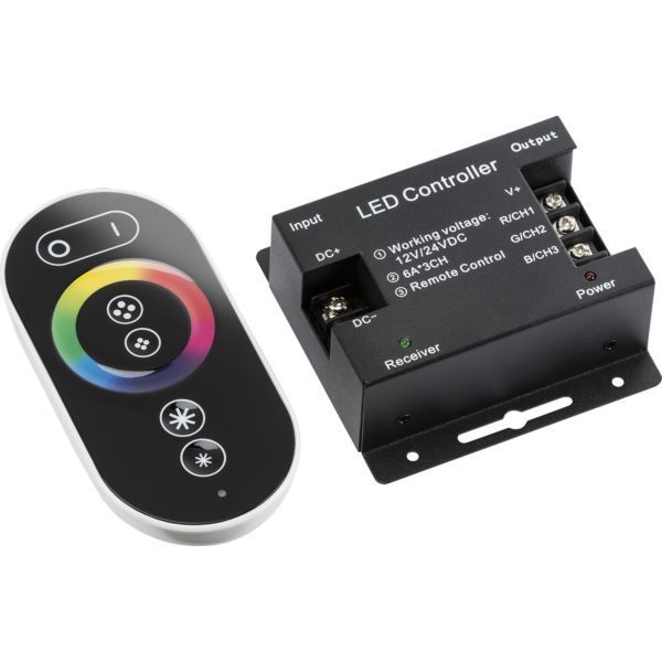 Knightsbridge LEDFRA9 12/24V RGB Dimmer Flex Controller & Touch Remote