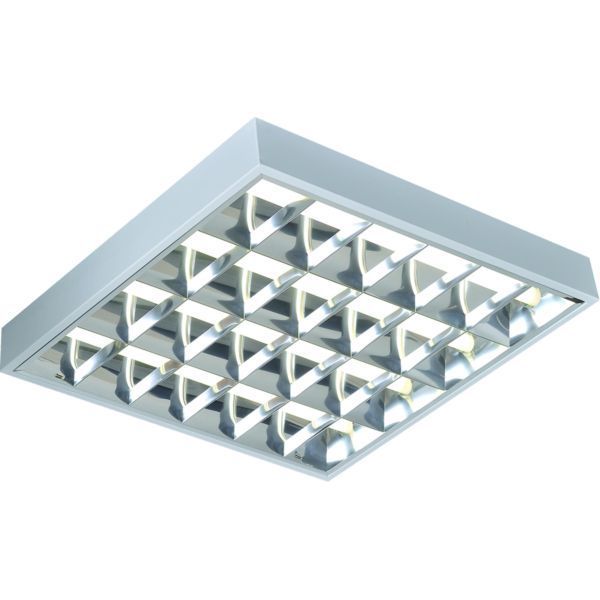 Knightsbridge SURF418EMHF IP20 4x 18W 610x610mm Emergency T8 Fluorescent Surface Mounted Fitting