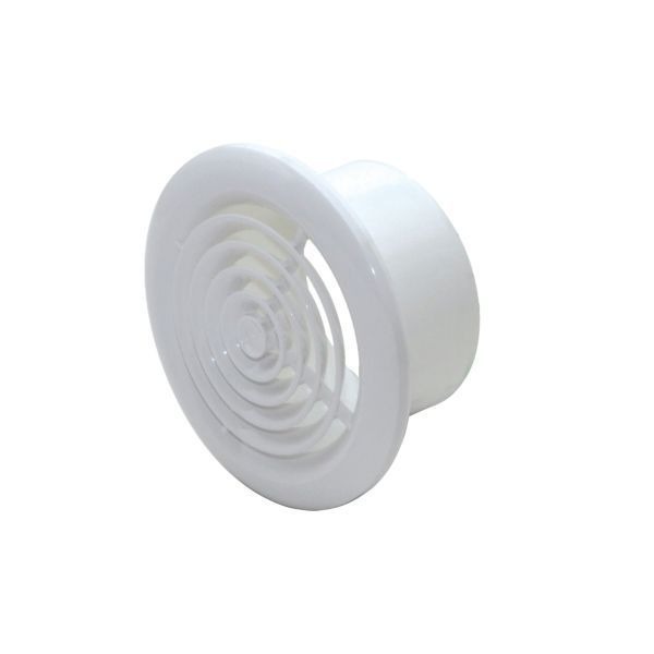 National Ventilation D6907WH Monsoon White 150mm Round Ceiling Diffuser