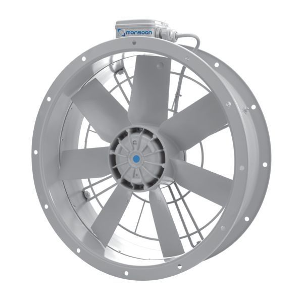 National Ventilation DF-50-4F 500mm Three Phase 4 Pole Compact Cased Axial Fan