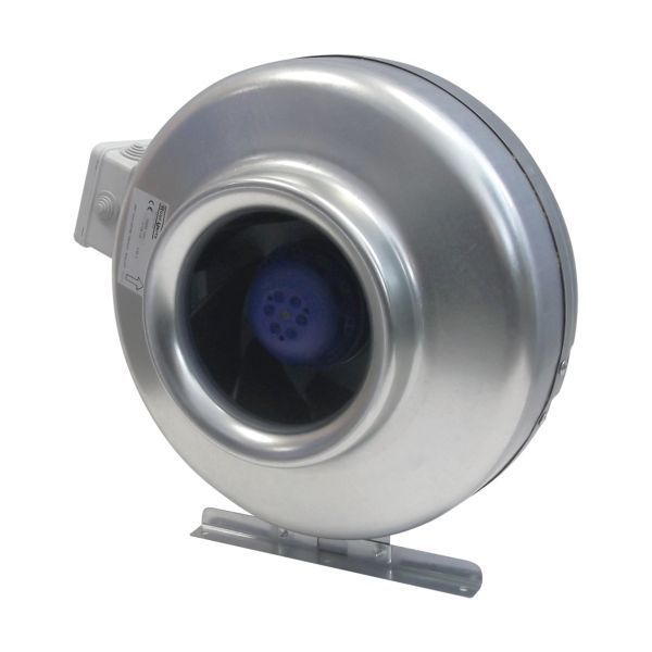 National Ventilation ILF150L Monsoon 150mm In-Line Metal Cased Centrifugal Fan 