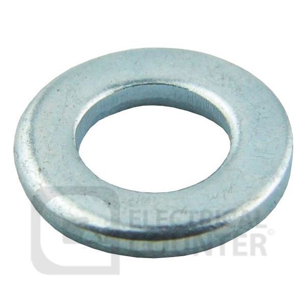 Olympic Fixings 085-195-030 BZP Steel Form A Washers M6 12mm (100 Pack, 0.01 each)